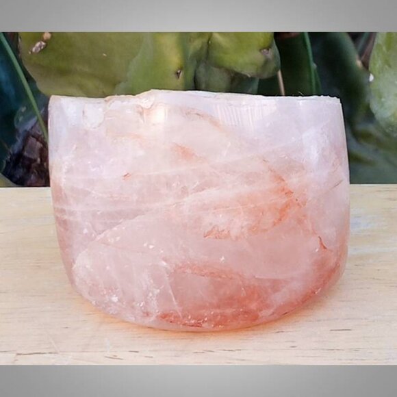 ❤️ hematoid / fire quartz cylinder stone rock crystal ANXIETY balance GROUNDING - Picture 2 of 7